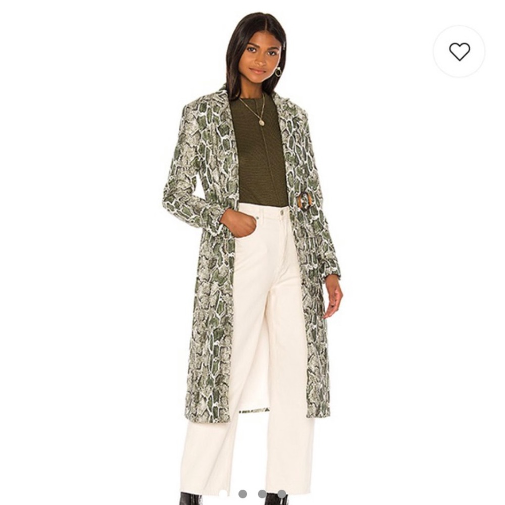 Song of Style Snakeskin Trench Coat